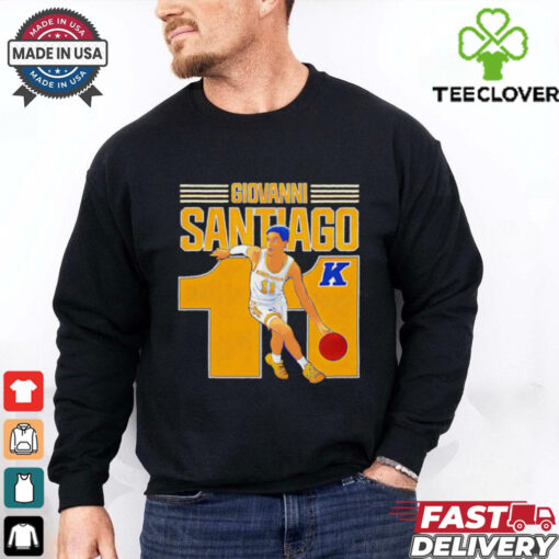 Giovanni Santiago Kent State Golden Flashes caricature shirt
