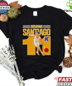 Giovanni Santiago Kent State Golden Flashes caricature shirt