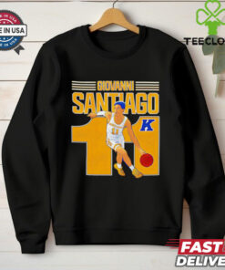 Giovanni Santiago Kent State Golden Flashes caricature shirt