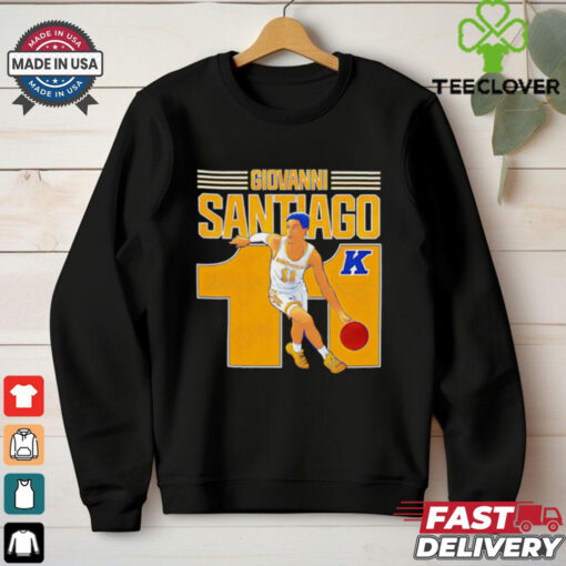 Giovanni Santiago Kent State Golden Flashes caricature shirt