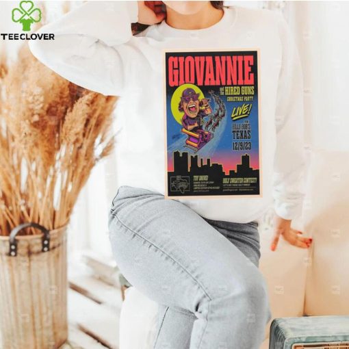 Giovannie and the hired guns Texas tour 2023 poster hoodie, sweater, longsleeve, shirt v-neck, t-shirt