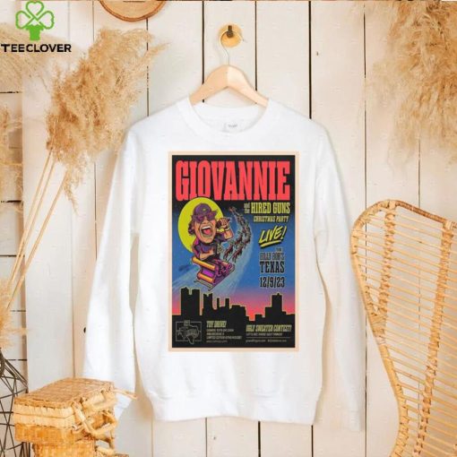 Giovannie and the hired guns Texas tour 2023 poster hoodie, sweater, longsleeve, shirt v-neck, t-shirt