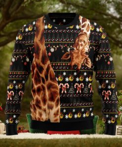 Giraffe Antler Ugly Christmas Sweater Gift Men Women