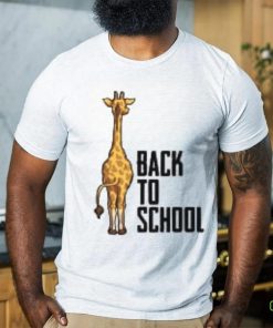 Giraffe Back To School T Shirt