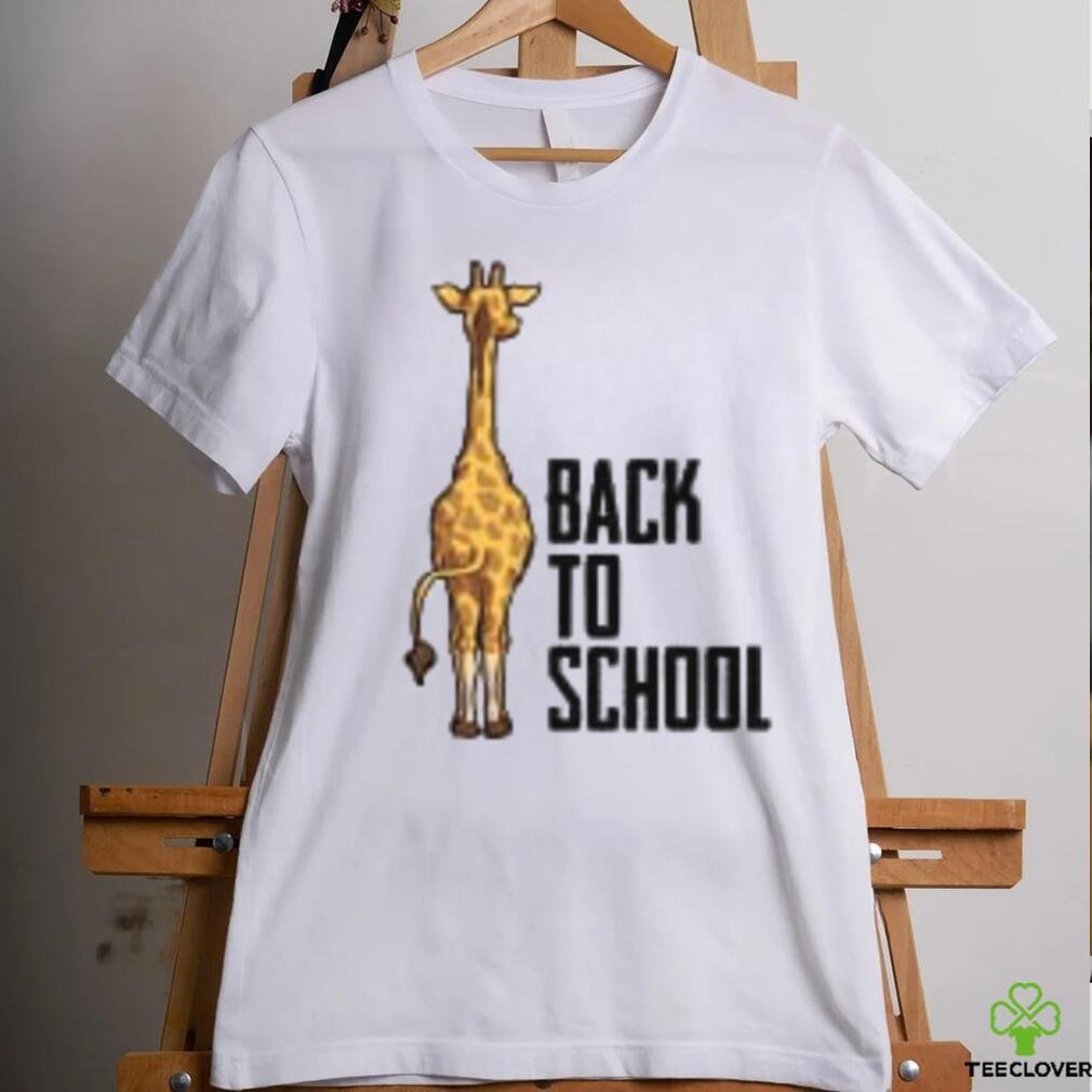 Giraffe Back To School T Shirt Giraffe Back To School T Shirt