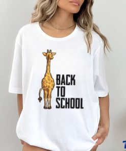 Giraffe Back To School T Shirt