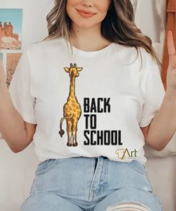 Giraffe Back To School T Shirt