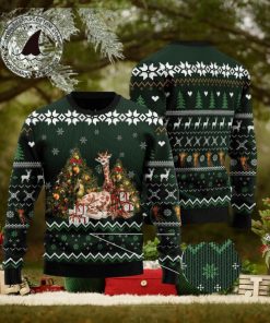 Giraffe Holiday Ugly Christmas Sweater