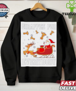 Giraffes For Everybody Christmas Santa Claus Giraffe Shirt 3 Giraffes For Everybody Christmas Santa Claus Giraffe Shirt