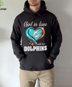 Girl In Love Heart Dolphins Shirt