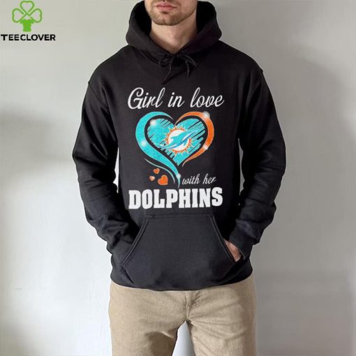 Girl In Love Heart Dolphins Shirt