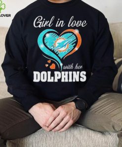 Girl In Love Heart Dolphins Shirt