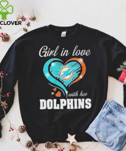 Girl In Love Heart Dolphins Shirt