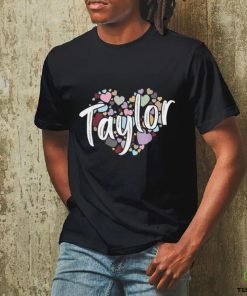 Girl Retro TAYLOR First Name Personalized Groovy Birthday T Shirt
