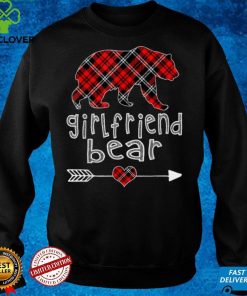 Girlfriend Bear Christmas Pajama Red Plaid Buffalo Family T Shirt