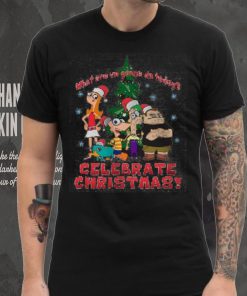 Girl's Phineas & Ferb We're Gonna Celebrate Christmas T Shirt