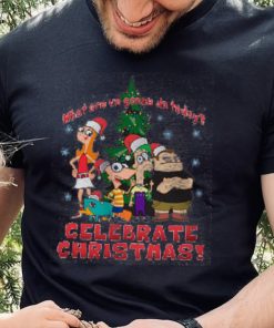 Girl's Phineas & Ferb We're Gonna Celebrate Christmas T Shirt