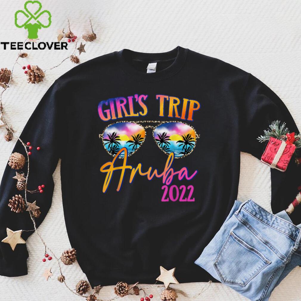 Girls Trip Aruba 2022 Sunglasses Summer Matching Group T Shirt