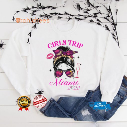 Girls Trip Miami 2022 For Women Weekend Vacation Party T Shirt