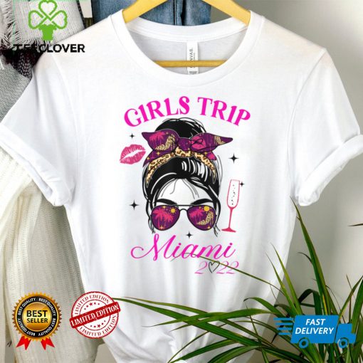 Girls Trip Miami 2022 For Women Weekend Vacation Party T Shirt