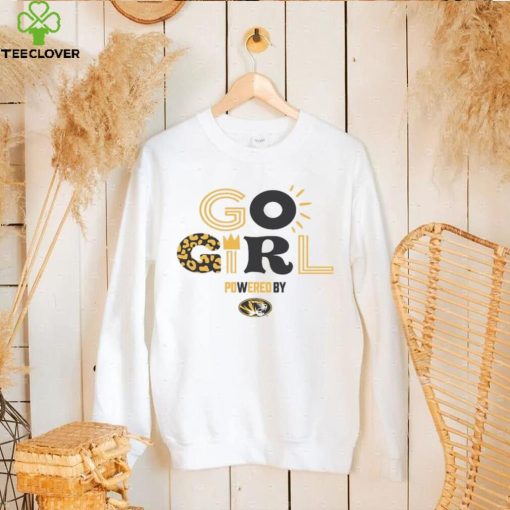 Girls Youth Gameday Couture White Missouri Tigers PoweredBy Go Girl T Shirt