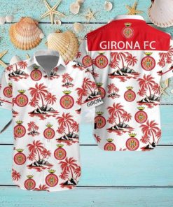 Girona FC Laliga Red Coconut Hawaiian Shirt Impressive Gift