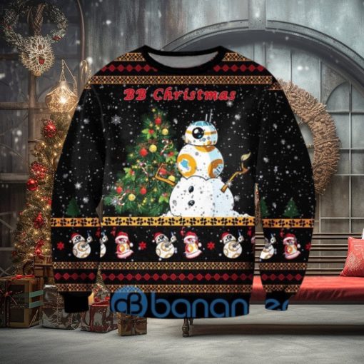 Star Wars BB Ugly Christmas All Over Printed 3D Sweater