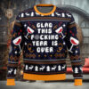 Purple Grimace Holiday Knit Xmas 2024 Holiday Gift Ugly Christmas Sweater
