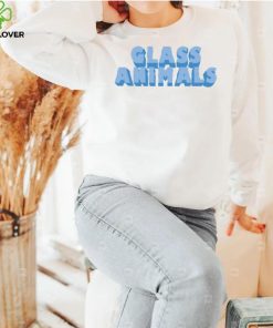Glass Animals White Wavey Logo Tee Shirt
