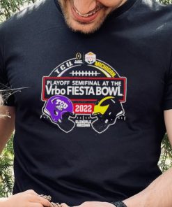 Glendale Arizona TCU Horned Frogs vs Michigan Wolverines CFP Semifinal Vrbo Fiesta Bowl 2022 Shirt