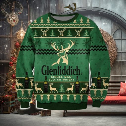 Glenfiddich 3D Christmas Ugly Sweater