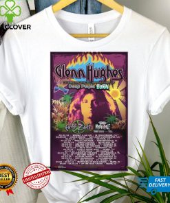 Glenn Hughes Deep Purple Burn Tour 2024 50th Anniversary Poster shirt