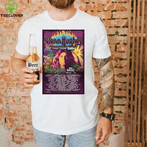 Glenn Hughes Deep Purple Burn Tour 2024 50th Anniversary Poster hoodie, sweater, longsleeve, shirt v-neck, t-shirt