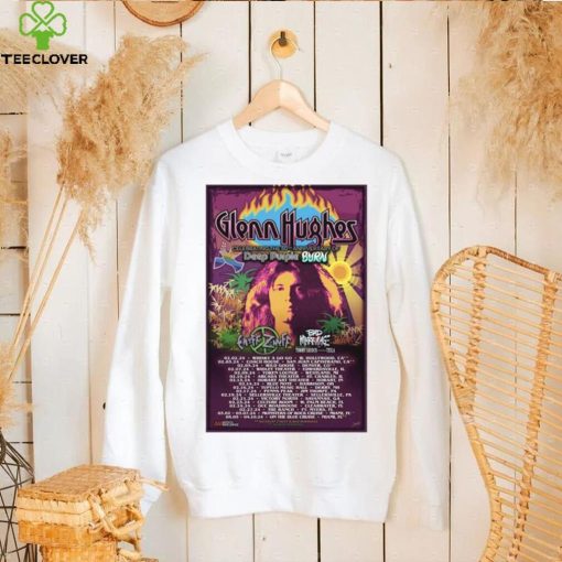 Glenn Hughes Deep Purple Burn Tour 2024 50th Anniversary Poster hoodie, sweater, longsleeve, shirt v-neck, t-shirt