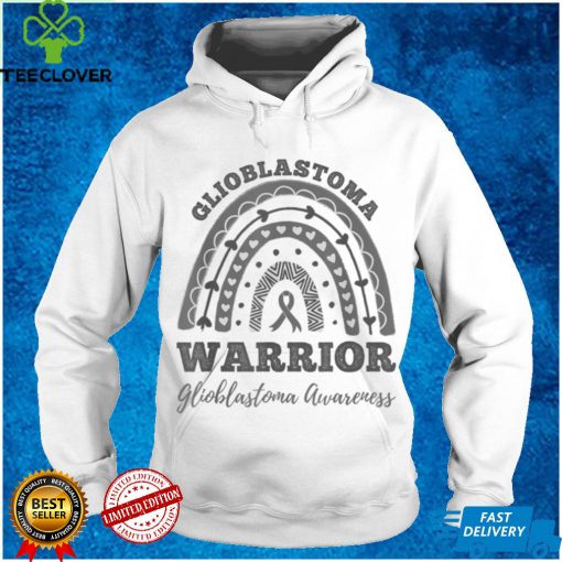 Glioblastoma Warrior Glioblastoma Awareness Rainbow T Shirt