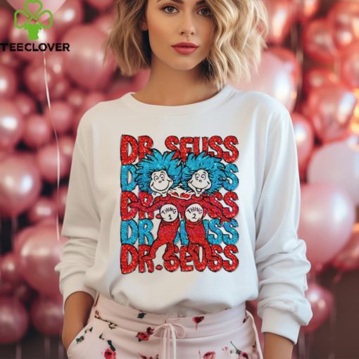 Glitter Dr Seuss Thing 1 Thing 2 hoodie, sweater, longsleeve, shirt v-neck, t-shirt