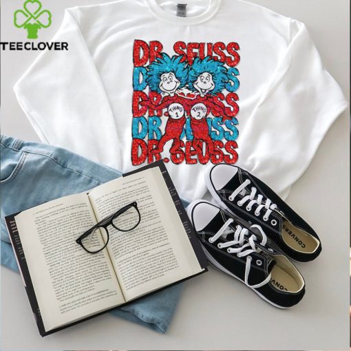 Glitter Dr Seuss Thing 1 Thing 2 hoodie, sweater, longsleeve, shirt v-neck, t-shirt