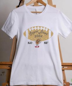 Glitter Kc Vs Sf Football 2024 Super Bowl diamond shirt