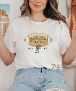 Glitter Kc Vs Sf Football 2024 Super Bowl diamond shirt