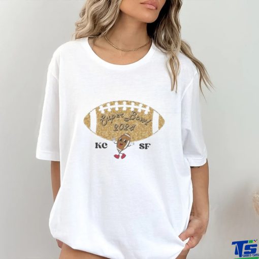 Glitter Kc Vs Sf Football 2024 Super Bowl diamond shirt