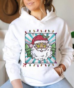 Glitter Santa With Sunglasses shirt
