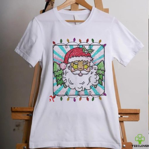 Glitter Santa With Sunglasses shirt