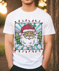 Glitter Santa With Sunglasses shirt