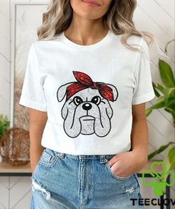 Glitter bulldog with bow Shirt 1 Glitter bulldog with bow Shirt