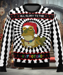 Glory To The Hypnotoad For Christmas Gifts 3D Printed Ugly Christmas Sweater