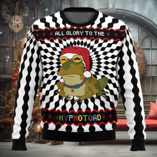 Glory To The Hypnotoad For Christmas Gifts 3D Printed Ugly Christmas Sweater