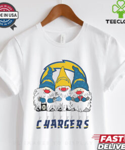 Gnome Christmas Los Angeles Chargers Graphic T Shirt