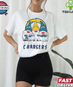 Gnome Christmas Los Angeles Chargers Graphic T Shirt