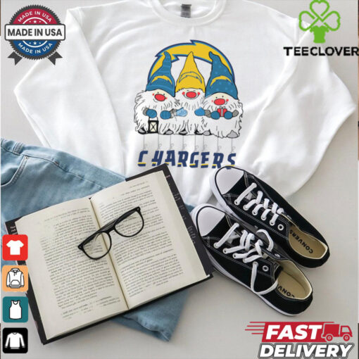 Gnome Christmas Los Angeles Chargers Graphic T Shirt