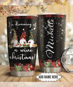 Gnome Christmas Personalized Tumbler